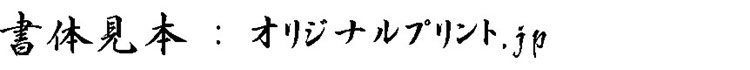 C&G流麗太行書体