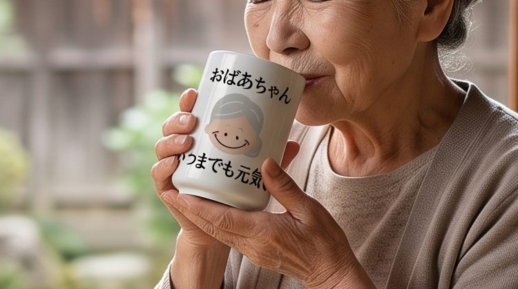和室で長寿をお祝いする写真