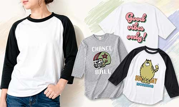 オリジナル七分袖Tシャツ