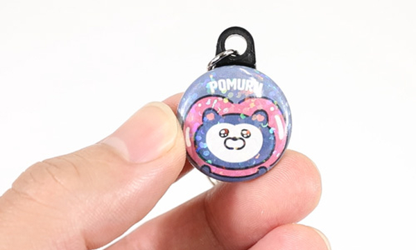 オリジナル25mm缶バッジキーホルダー