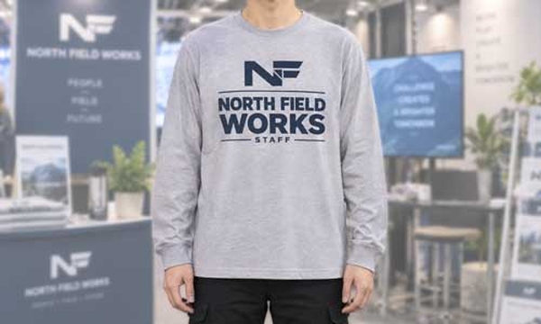会社・企業・展示会用オリジナル長袖Tシャツ