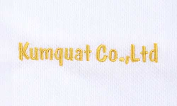 名入れ刺繍ができるオリジナルTシャツ