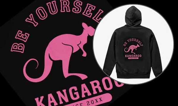 シルクスクリーンプリントができるパーカー