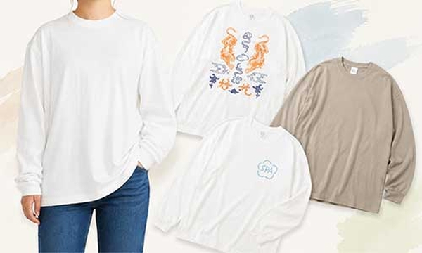ビッグシルエット長袖Tシャツ