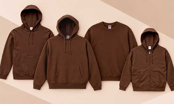 ブラウン・茶色のパーカー