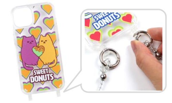 ストラップホール付きケース