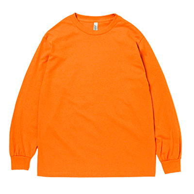 American Apparel 6.0oz ヘビーウェイトコットン長袖Tシャツ