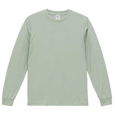 United Athle 4.4oz ドライスムースリサイクルポリエステル 長袖Tシャツ
