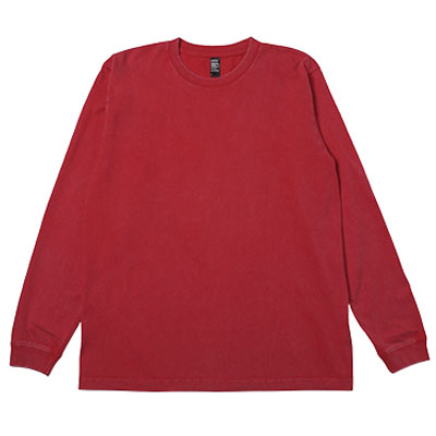D-FACTORY 6.6oz ヴィンテージ長袖Tシャツ（1.6インチリブ）