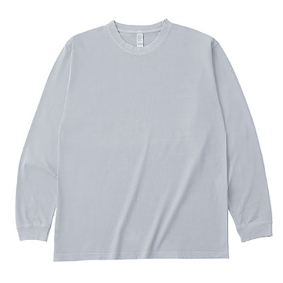 D-FACTORY 6.6oz ガーメントダイ長袖Tシャツ（1.6インチリブ）