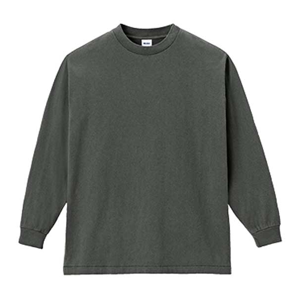LIFEMAX 6.5oz ピグメントダイロングスリーブTシャツ