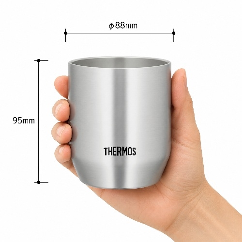 THERMOS 真空断熱カップ 360ml（ステンレス）