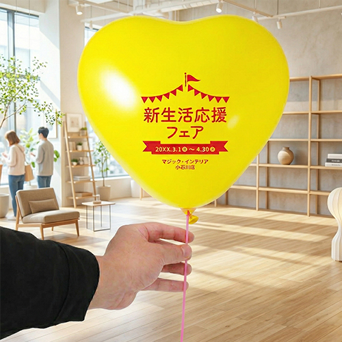 ハート型ゴム風船 11インチ（100個セット）