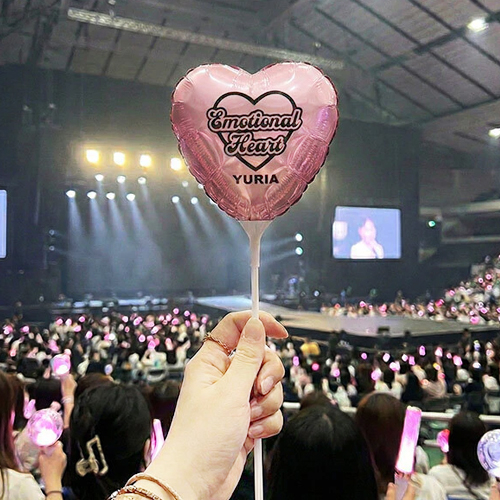 ハート型フィルム風船 13cm（100個セット）