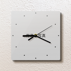 おしゃれな写真が映えるシンプルな文字盤入り掛け時計をオリジナルでプリント　写真プリント時計のテンプレート