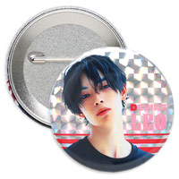 スクエアホロ缶バッジ 安全ピン（丸型）57mm