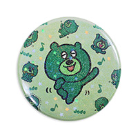 スターホログラム缶バッジ 安全ピン(丸型)44mm