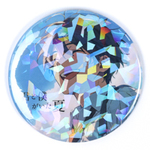 ホログラム缶バッジ 安全ピン(丸型)76mm