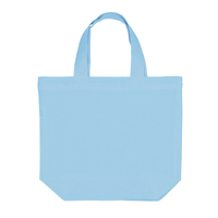 ブルー コットンバッグ（S）