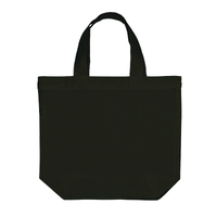 ブラック コットンバッグ（S）