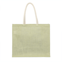 グリーン ジュートスクエアトート（LL）