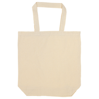 ベージュ ノベルティオーガニックコットンバッグ（M）