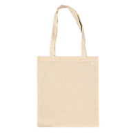 ベージュ ノベルティオーガニックコットンフラットショルダートート