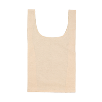 ベージュ ノベルティオーガニックコットンマルシェバッグ