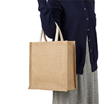 ノベルティジュートスクエアトートバッグ（M）