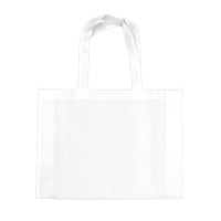 ホワイト ノベルティ不織布スクエアトート（L）