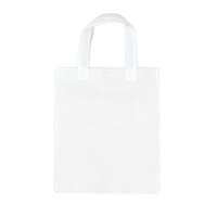 ホワイト ノベルティ再生不織布A4フラットトート