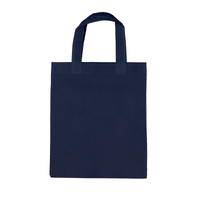 ブルー ノベルティ再生不織布A4フラットトート