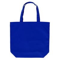 ブルー ポリキャンバストート(L)