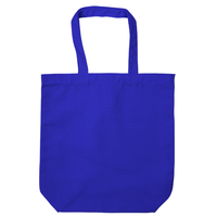 ブルー ポリキャンバストート(M)