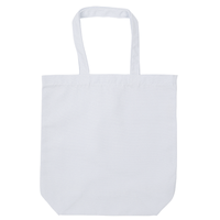 ホワイト ポリキャンバストート(M)