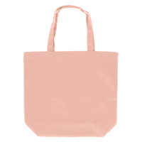 ピンク ポリキャンバストートバッグ（L）