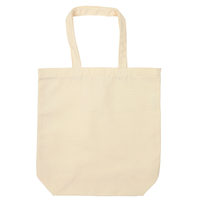 ベージュ ポリキャンバストートバッグ（M）