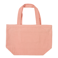ピンク ポリキャンバストートバッグ（S）