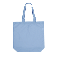 ブルー ポーチ付 ポケッタブルトート(M)