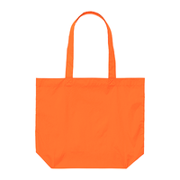 オレンジ ライトナイロン リップストップ トートバッグ（M）