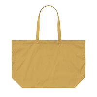 ベージュ ライトナイロン リップストップ トートバッグ（W）