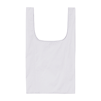 ホワイト ライトナイロン リップストップ パッカブルマルシェバッグ（M）