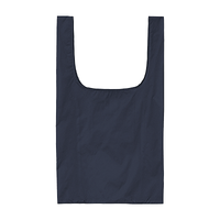 ブルー ライトナイロン リップストップ パッカブルマルシェバッグ（M）