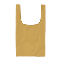 ベージュ ライトナイロン リップストップ パッカブルマルシェバッグ（M）