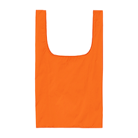 オレンジ ライトナイロン リップストップ パッカブルマルシェバッグ（M）