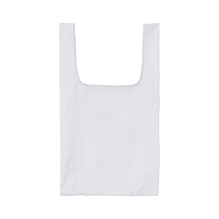 ホワイト ライトナイロン リップストップ パッカブルマルシェバッグ（S）