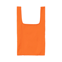 オレンジ ライトナイロン リップストップ パッカブルマルシェバッグ（S）