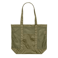 グリーン ライトナイロンリップストップ メッシュトートバッグ