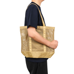 ライトナイロンリップストップ メッシュトートバッグ