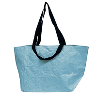 ブルー ラミクロスバッグ 2WAY トート